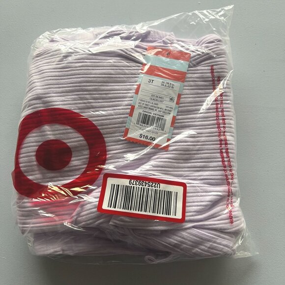 Cat & Jack Toddler Girls' Solid Rib Short Sleeve Jumpsuit Purple 3T - Picture 2 of 3